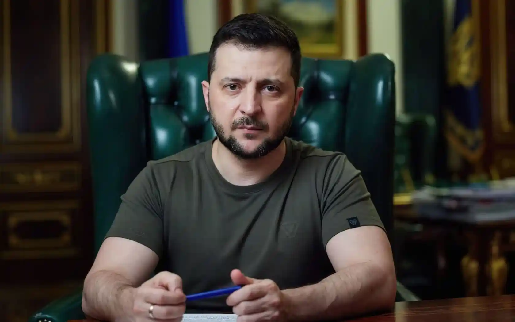 Ukrainian President Volodymyr Zelensky states Ukraine is ready for peace talks with Russia